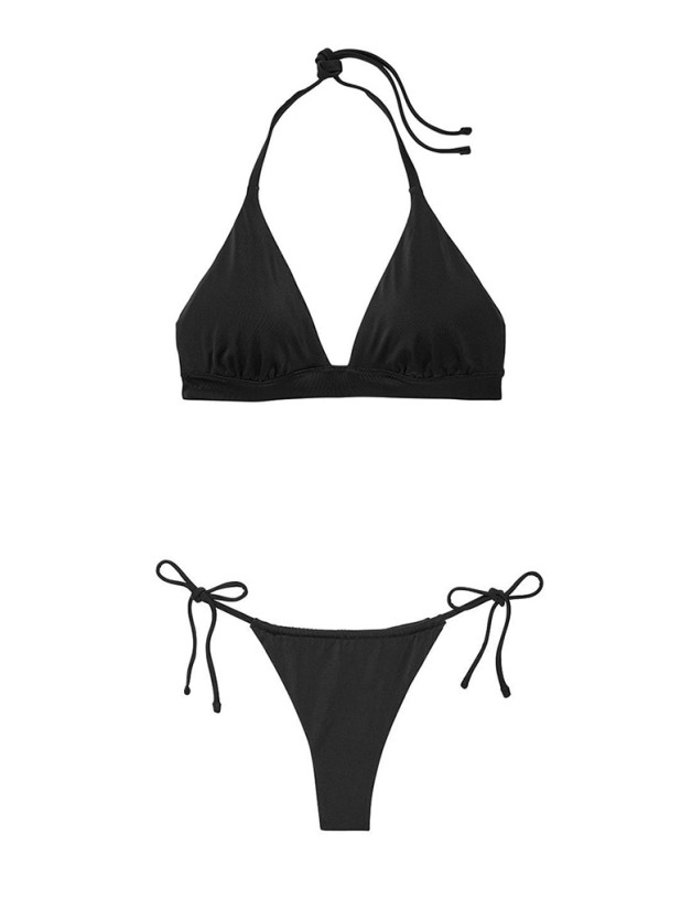 Купальник Бикини Треугольник Victoria's Secret Mix-and-Match Halter Removable Push-Up Bikini Top & Thong Bikini Bottom_7