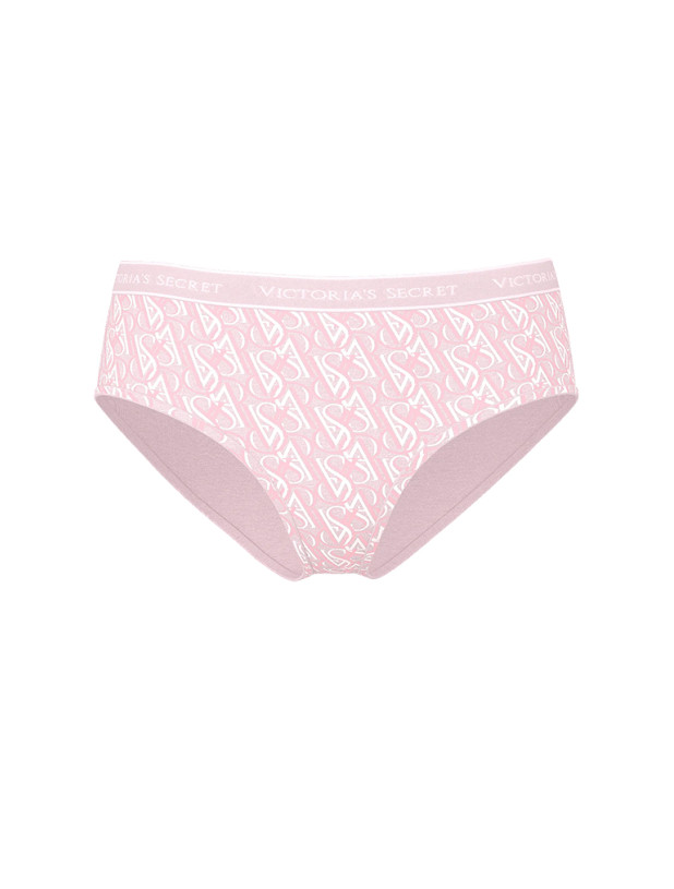 Бавовняні Трусики Хіпхагер Victoria's Secret Logo Cotton Hiphugger Panty_3