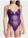 Боді Тедді зі Стразами Victoria's Secret Very Sexy Demi Teddy with Shine Straps & Garters_3