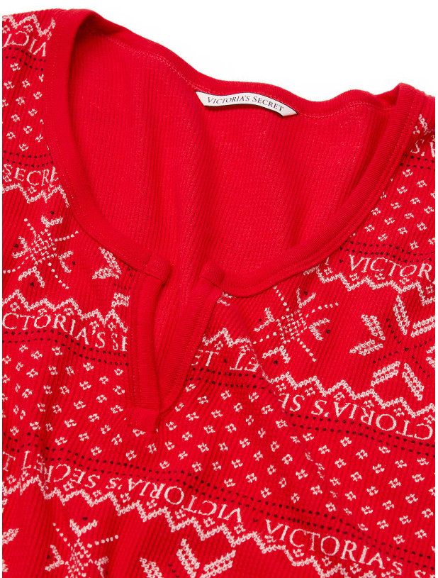 Піжама Victoria's Secret Thermal Long Pajama Set_2