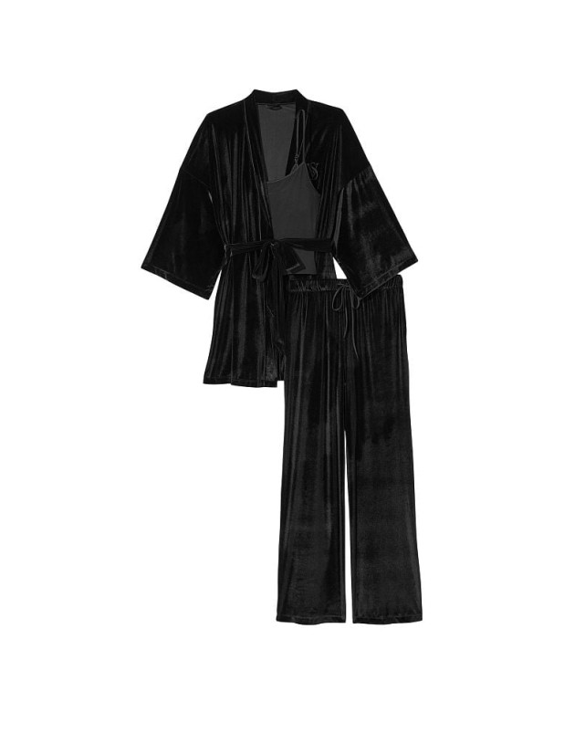 Піжама Оксамитовий Набір 3-в-1 Victoria's Secret Velvet 3-Piece Set_3