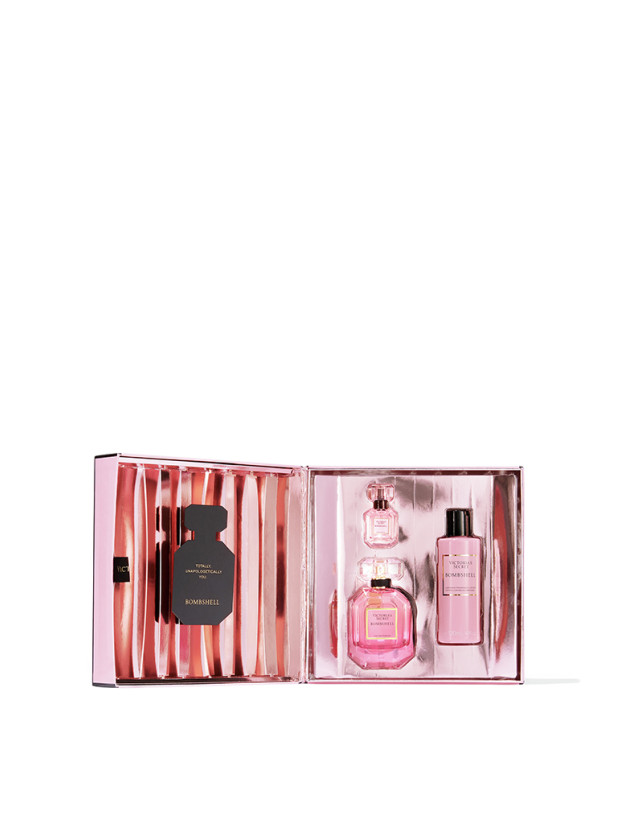 Подарочный Парфюмированный Набор Victoria's Secret Bombshell Luxe Fragrance Set_3