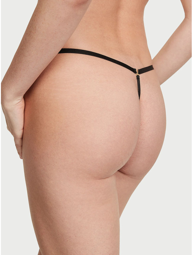 Трусики Стрінги Мереживні Victoria's Secret Very Sexy Lace Adjustable V-String Panty_2