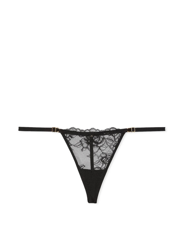 Трусики Стрінги Мереживні Victoria's Secret Very Sexy Lace Adjustable V-String Panty_3