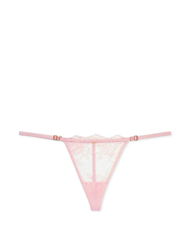 Трусики Стрінги Мереживні Victoria's Secret Very Sexy Lace Adjustable V-String Panty_3