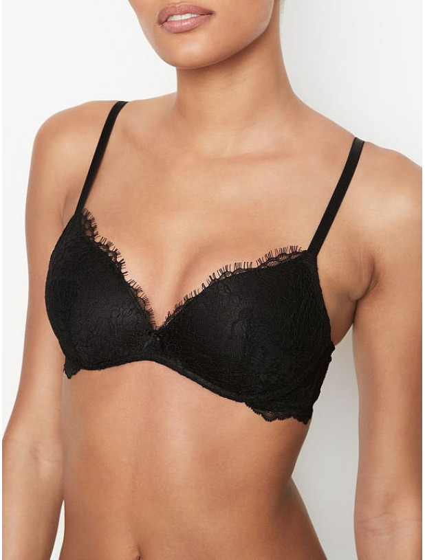 Комплект Білизни Victoria's Secret Dream Angels Lightly Lined Wireless Bra & Floral Lace Thong Panty_2