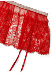 Пояс-юбка для Чулок со Cтразами Victoria's Secret Very Sexy Shine Lace Skirt with Garters_3