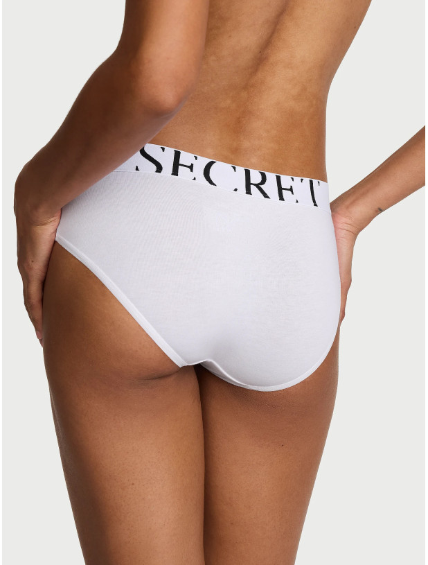 Бавовняні Трусики Хіпхагер Victoria's Secret Logo Cotton Hiphugger Panty_2