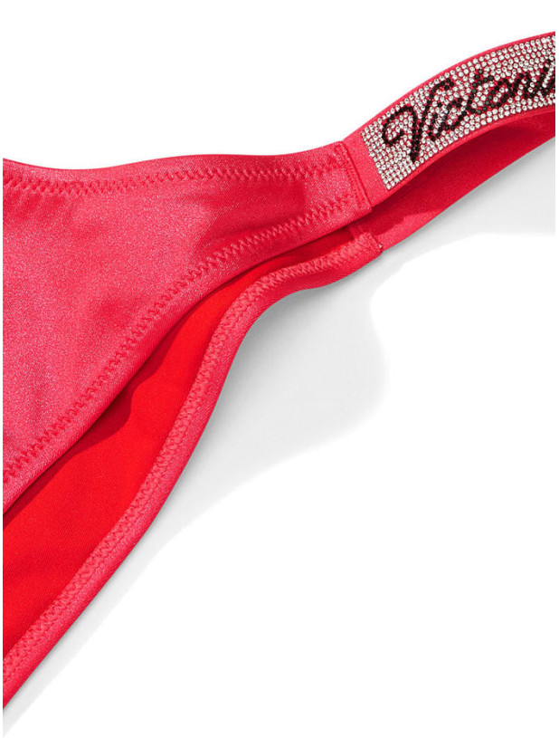 Купальник зі Стразами Victoria's Secret Shine Strap Sexy Tee Push-Up Bikini Top & Shine Strap Brazilian Bikini Bottom_7