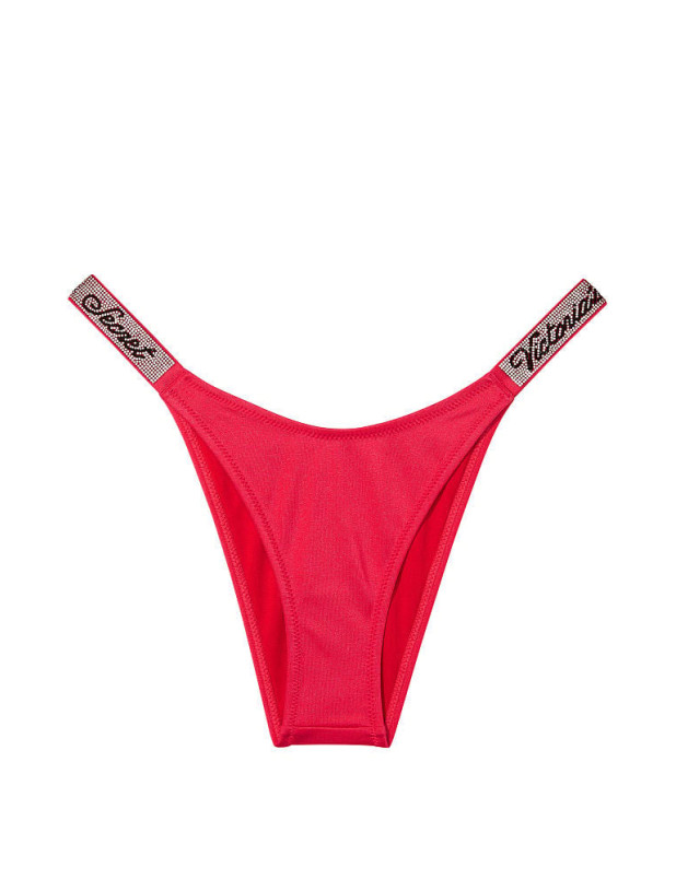 Купальник зі Стразами Victoria's Secret Shine Strap Sexy Tee Push-Up Bikini Top & Shine Strap Brazilian Bikini Bottom_6