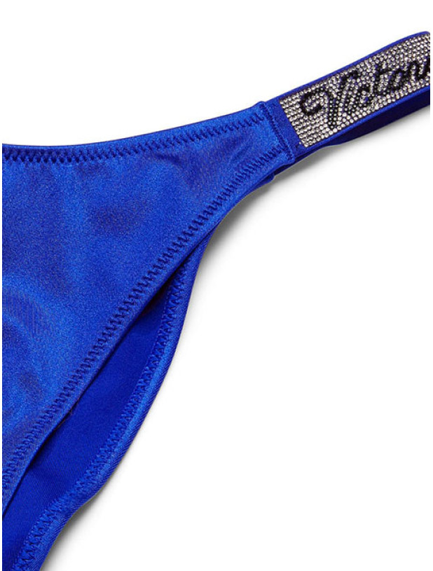 Купальник зі Стразами Victoria's Secret Shine Strap Sexy Tee Push-Up Bikini Top & Shine Strap Brazilian Bikini Bottom_7