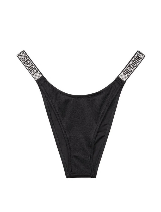 Купальник со Стразами Victoria's Secret Shine Strap Sexy Tee Push-Up Bikini Top & Bikini Brazilian Shine Strap_5