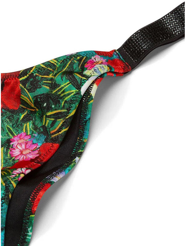 Купальник Пуш-ап со Стразами Victoria's Secret Shine Strap Sexy Tee Push-Up Bikini Top & Bikini Bottom Brazilian Shine Strap_7