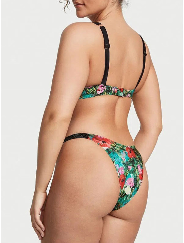 Купальник Пуш-ап со Стразами Victoria's Secret Shine Strap Sexy Tee Push-Up Bikini Top & Bikini Bottom Brazilian Shine Strap_2