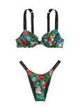 Купальник Пуш-ап со Стразами Victoria's Secret Shine Strap Sexy Tee Push-Up Bikini Top & Bikini Bottom Brazilian Shine Strap_3