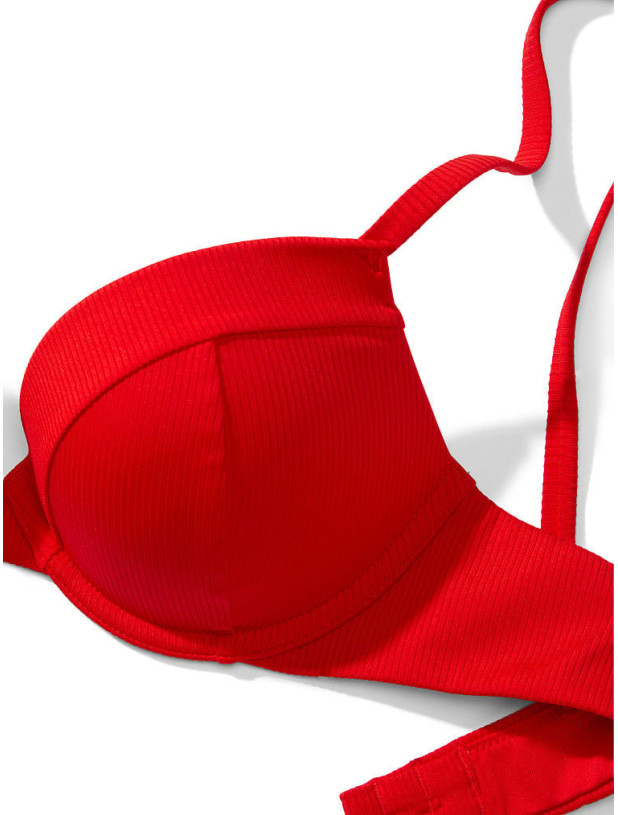 Купальник Пуш-ап Victoria's Secret Mix-and-Match Sexy Tee Push-Up Bikini Top & Mix-and-Match Crossover High-Waist Bikini Bottom_3