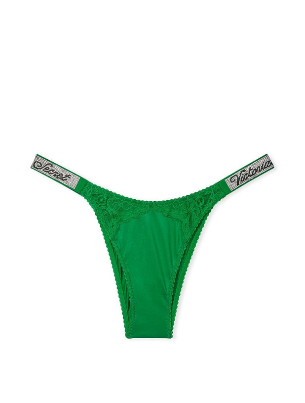 Трусики зі Стразами Бразиліани Victoria's Secret Very Sexy Shine Strap Lace Brazilian Panty_3