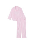 Бавовняна Піжама Victoria's Secret Cotton Long Pajama Set_3