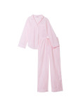Бавовняна Піжама Victoria's Secret Cotton Long Pajama Set_3