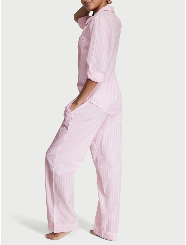 Бавовняна Піжама Victoria's Secret Cotton Long Pajama Set_2
