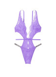 Боді Тедді Victoria's Secret Very Sexy Unlined Lace Shine Strap Crotchless Teddy_3
