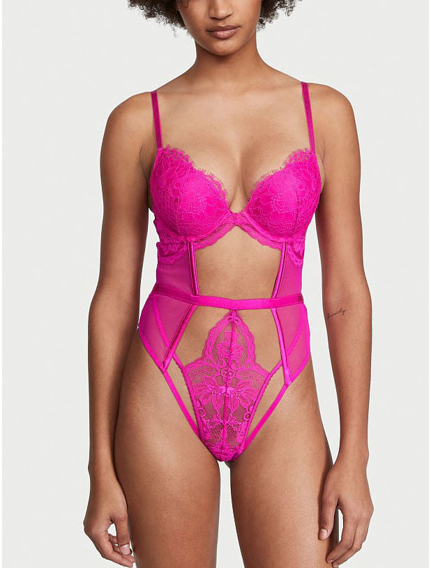 Боді Тедді Victoria's Secret Very Sexy Push-Up Cutout Lace Teddy_4