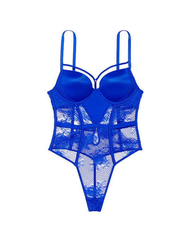 Боді Тедді Victoria's Secret Very Sexy Bombshell Fishnet Floral Teddy_4