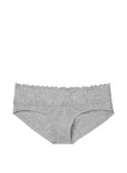Бавовняні Трусики Хіпхагер з Мереживом Victoria's Secret Lace Waist Cotton Hiphugger Panty_3