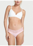 Бавовняні Трусики Хіпхагер з Мереживом Victoria's Secret Lace Waist Cotton Hiphugger Panty_1