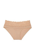 Бавовняні Трусики Хіпхагер з Мереживом Victoria's Secret Lace Waist Cotton Hiphugger Panty_3