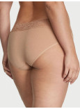 Бавовняні Трусики Хіпхагер з Мереживом Victoria's Secret Lace Waist Cotton Hiphugger Panty_2