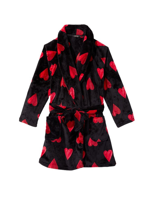 Халат Victoria's Secret Logo Short Cozy Robe_3