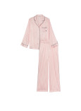 Піжама Сатинова Victoria's Secret Satin Long Pajama Set_2