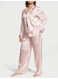 Піжама Сатинова Victoria's Secret Satin Long Pajama Set_1