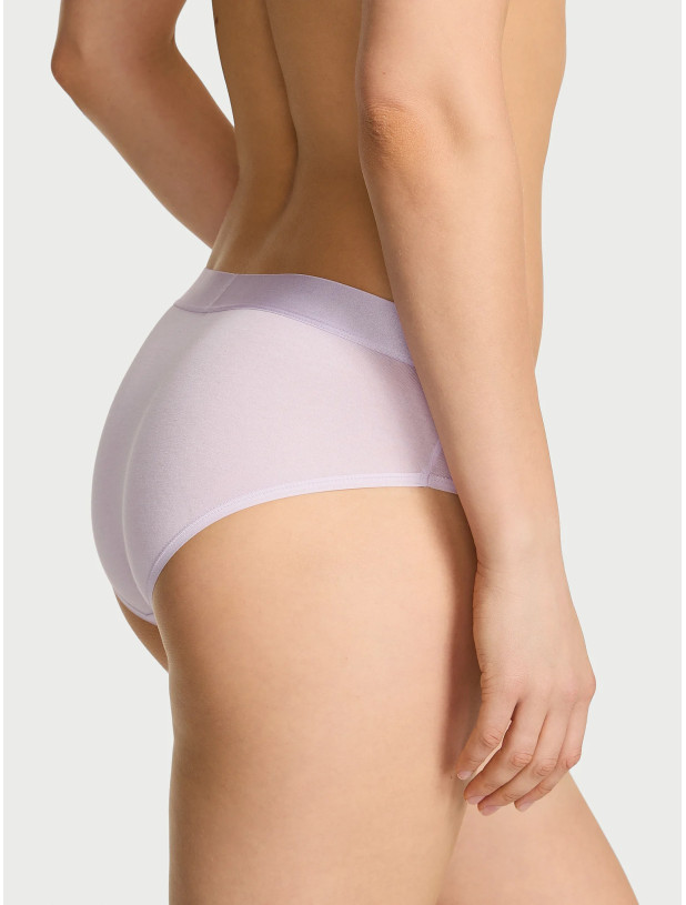 Бавовняні Трусики Хіпхагер Victoria's Secret Logo Cotton Shine Patch Hiphugger Panty_2