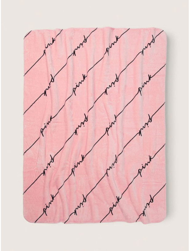 Флісовий Плед Ковдра Victoria's Secret Plush Fleece Blanket_2