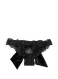 Трусики Victoria's Secret Dream Angels Lace & Velvet Bow Ouvert Cheekini Panty_3
