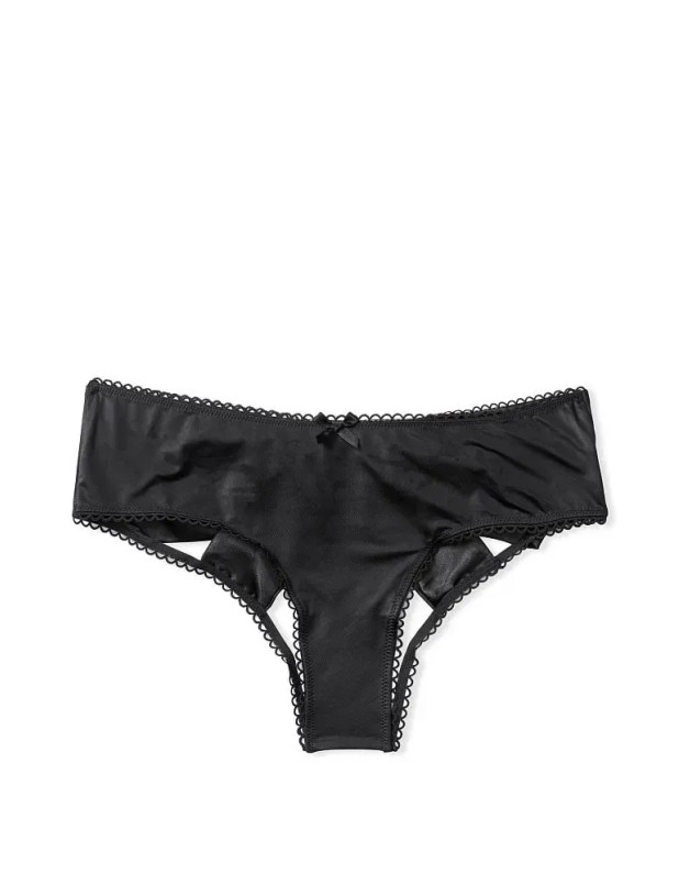 Трусики Victoria's Secret Very Sexy Satin Bow Cutout Back Open Panty_5