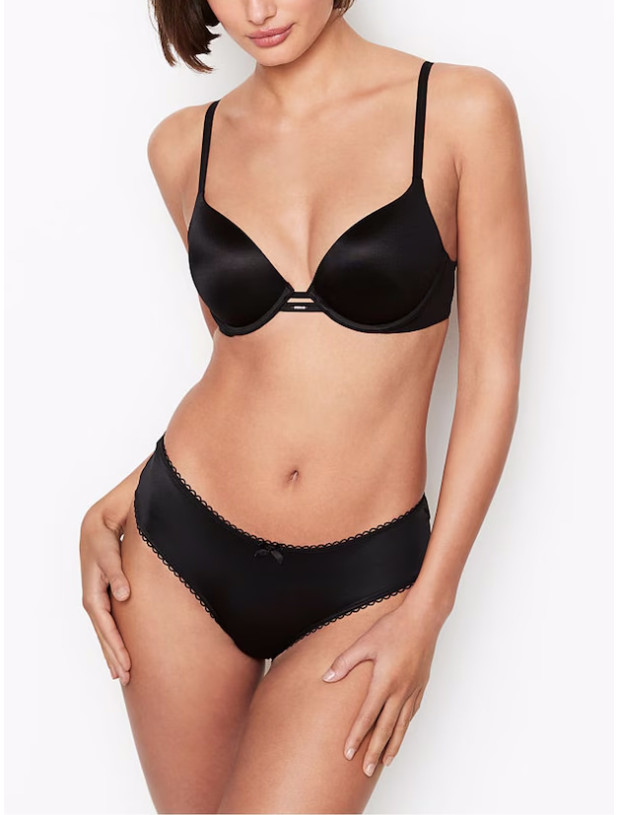 Трусики Victoria's Secret Very Sexy Satin Bow Cutout Back Open Panty_3