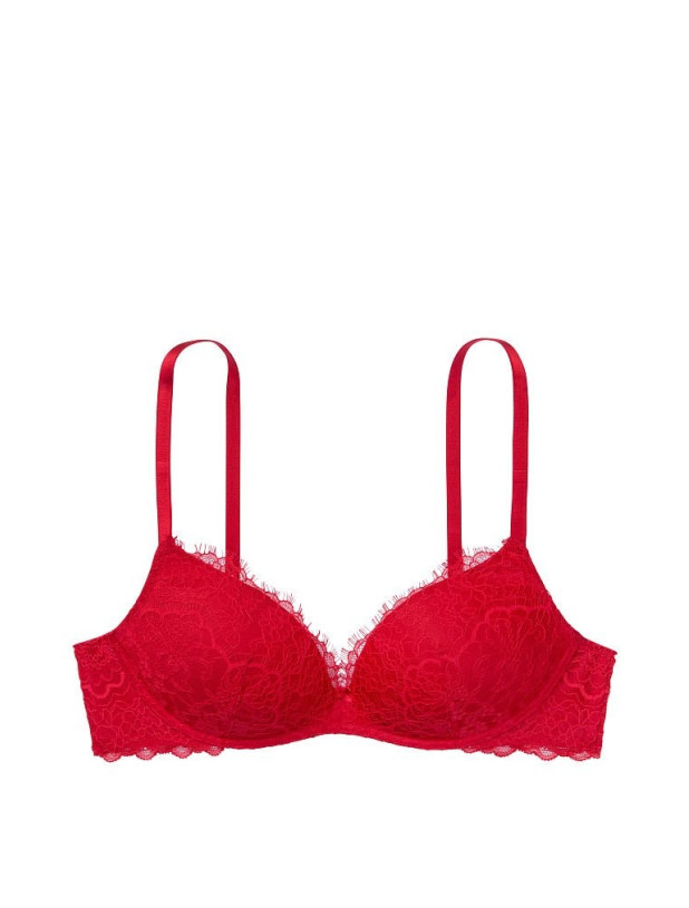 Комплект Білизни Victoria's Secret Dream Angels Lightly Lined Wireless Bra & Lace Hipster Thong Panty_4