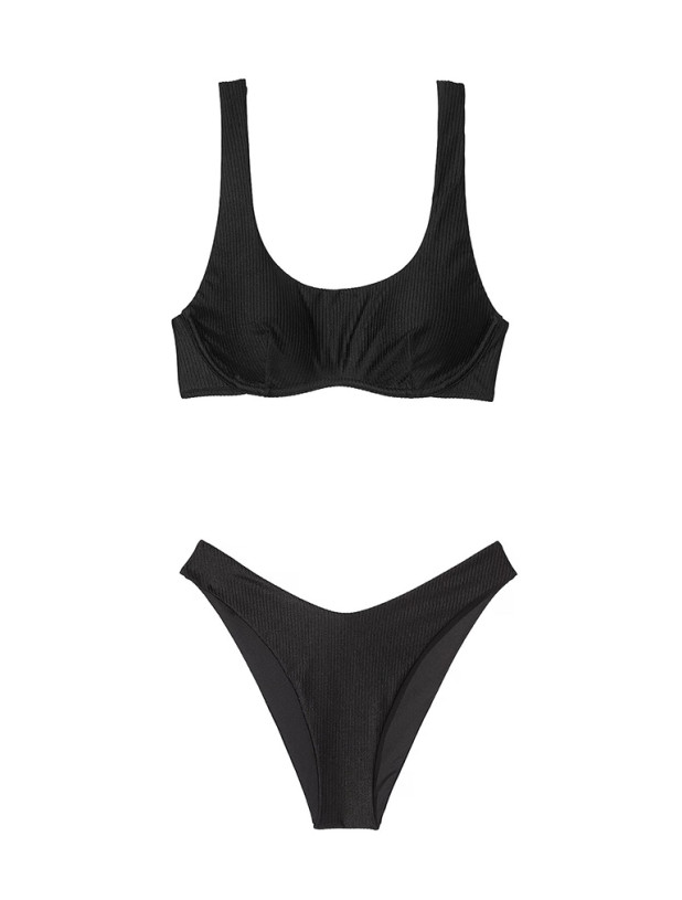 Купальник Victoria's Secret PINK The Wave Bikini Top & Brazilian Bikini Bottom_4