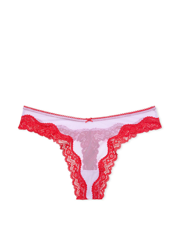 Трусики Стрінги Victoria's Secret Tease High-Leg Scoop Thong Panty_2