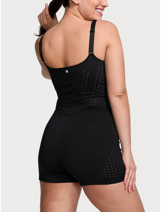 Комбинезон Victoria's Secret VSX Essential Perforated Short Onesie_3