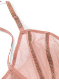 Бюстгальтер зі Стразами Victoria's Secret Very Sexy Sheer Shine Low-Cut Demi Bra_4