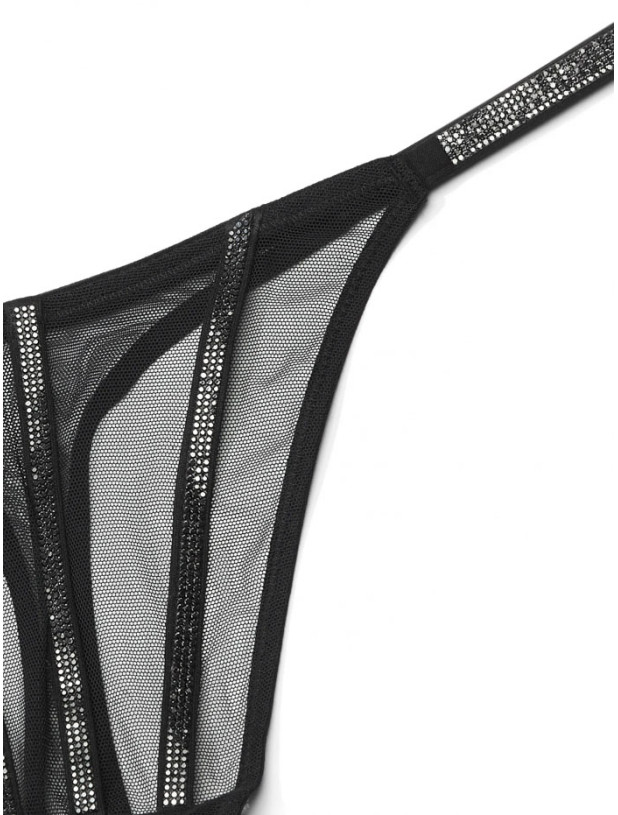 Трусики зі Стразами Victoria's Secret Very Sexy Sheer Shine Thong Panty_2