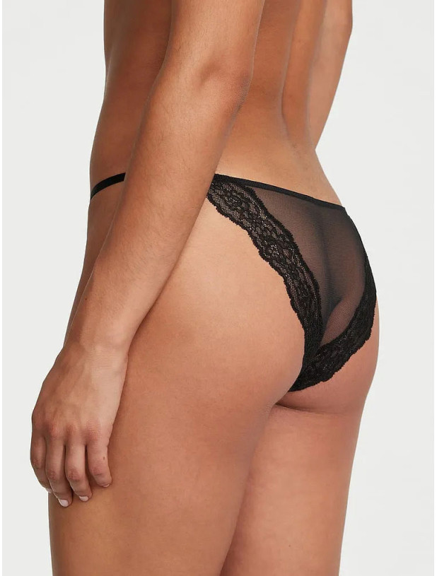 Трусики Бікіні Мереживні Victoria's Secret Dream Angels Lace & Mesh String Bikini Panty_2