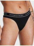 Трусики Стрінги Victoria's Secret Logo Cotton Thong Panty_2