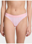 Трусики Стрінги Victoria's Secret Logo Cotton Thong Panty_1