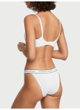 Хлопковые Трусики Бикини Victoria's Secret Cotton Logo Tanga Bikini Panty_2