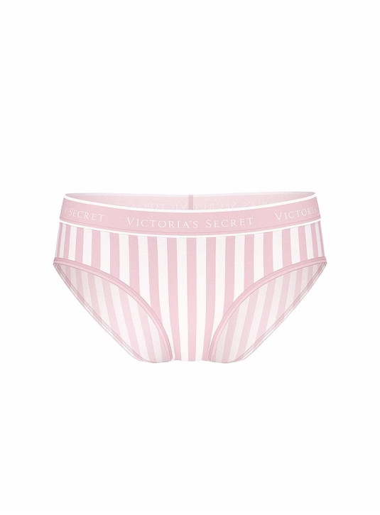 Хлопковые Трусики Хипхаггеры Victoria's Secret Cotton Logo Hiphugger Panty